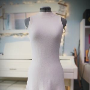 White knit theory dress